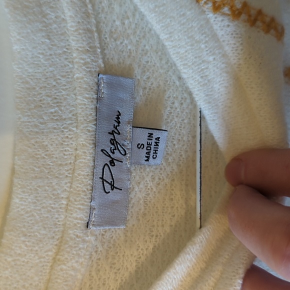 Fun multi-colored stitching blouse - Picture 4 of 5